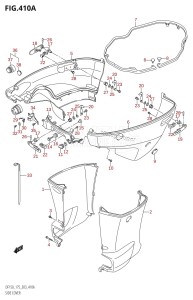 DF150Z From 15002Z-110001 (E03)  2011 drawing SIDE COVER