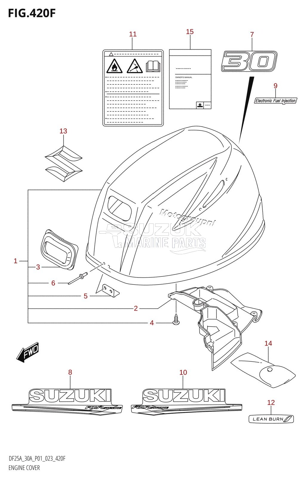 ENGINE COVER (020:(DF30AR,DF30AQ))