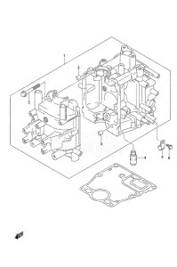 DF 9.9A drawing Cylinder Block