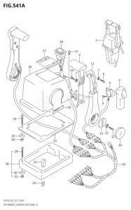 DF250 From 25003F-710001 (E01 E40)  2017 drawing OPT:REMOTE CONTROL ASSY DUAL (1)