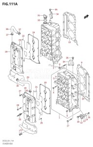 DF200Z From 20001Z-880001 (E01 E40)  2008 drawing CYLINDER HEAD