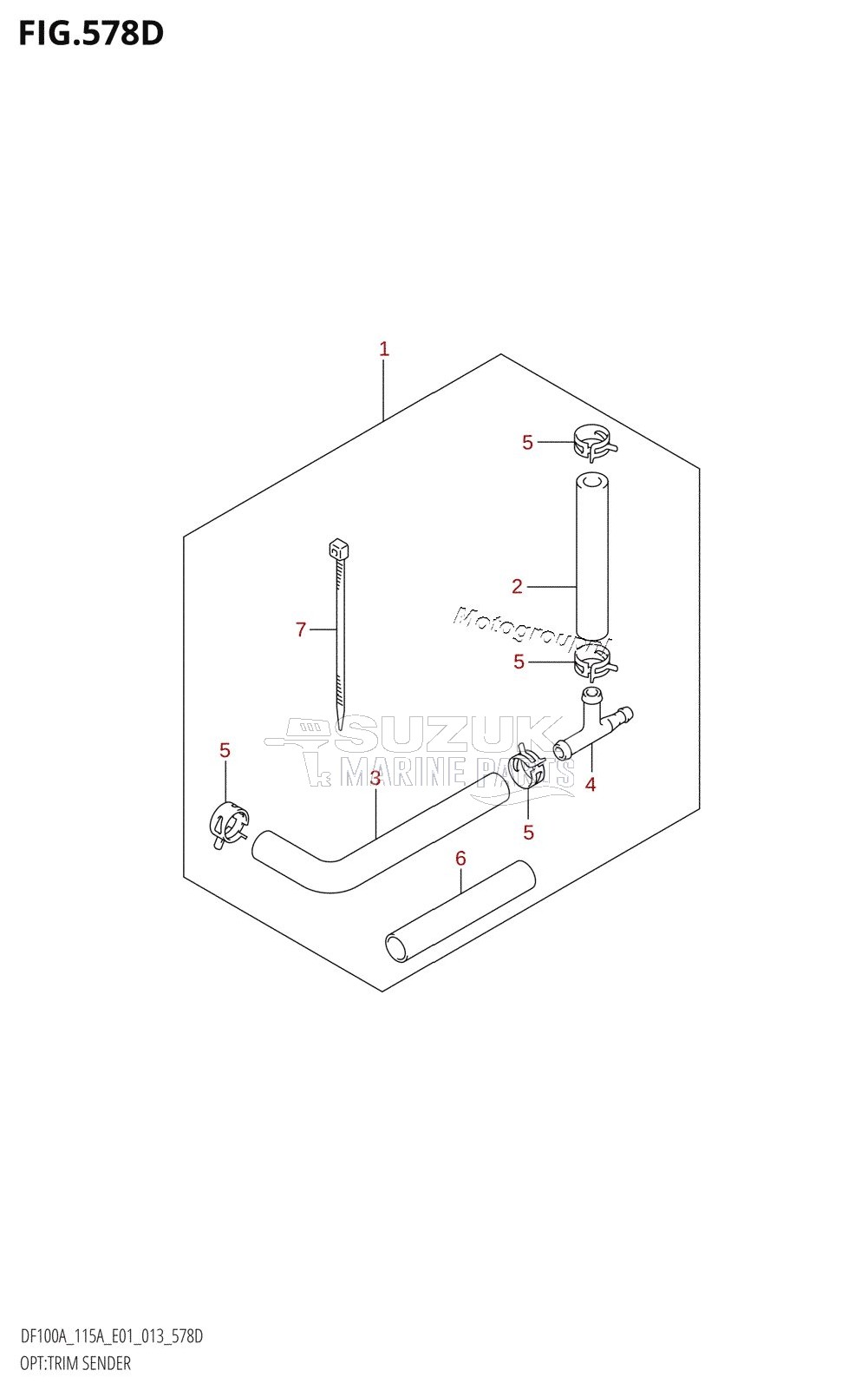 OPT:TRIM SENDER (DF115AT:E40)