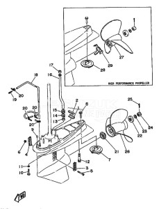 130B drawing PROPELLER-HOUSING-AND-TRANSMISSION