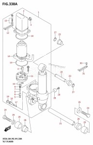 DF30A From 03003F-910001 (P03)  2019 drawing TILT CYLINDER (DF25AT,DF25ATH,DF30AT,DF30ATH)