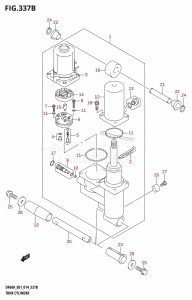 DF40A From 04003F-410001 (E01)  2014 drawing TRIM CYLINDER (DF40ATH:E01)