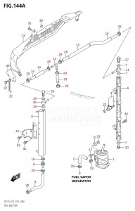 DF150 From 15002F-410001 (E01 E40)  2014 drawing FUEL INJECTOR (DF150T:E01)