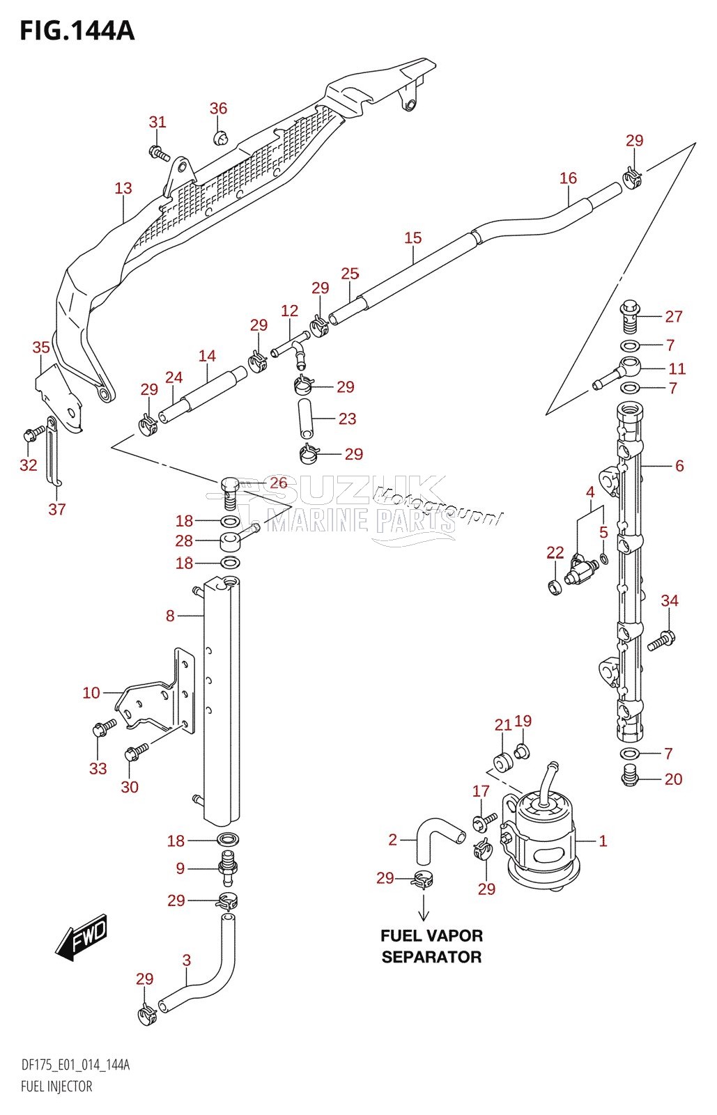 FUEL INJECTOR (DF150T:E01)