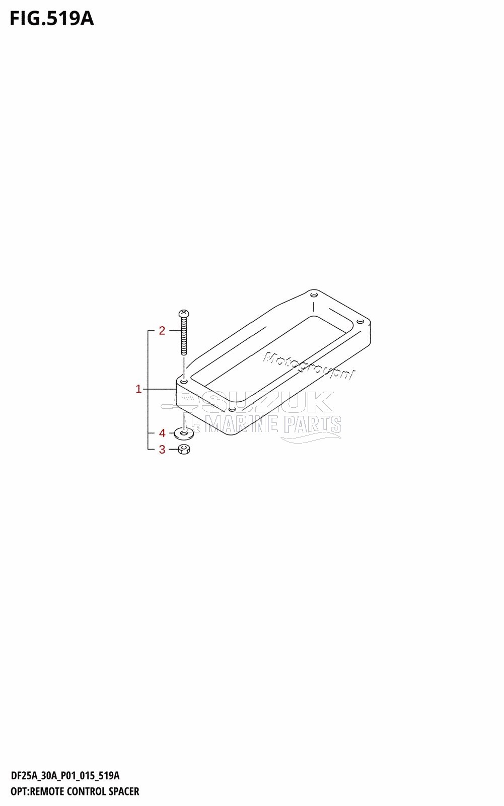 OPT:REMOTE CONTROL SPACER