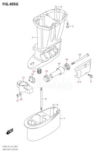 05003F-610001 (2016) 50hp E01-Gen. Export 1 (DF50A  DF50ATH) DF50A drawing DRIVE SHAFT HOUSING (DF60A:E01)