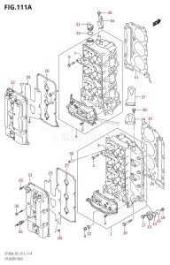 DF300A From 30002P-310001 (E40)  2013 drawing CYLINDER HEAD