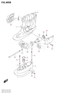 DF90A From 09003F-040001 (E01 E40)  2020 drawing DRIVE SHAFT HOUSING (DF80A)