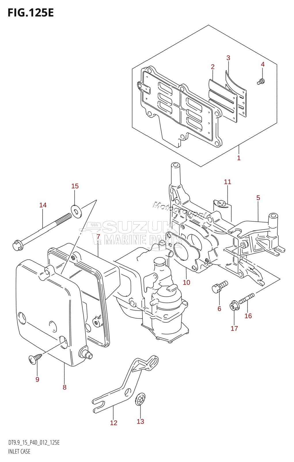 INLET CASE (DT15:P37)