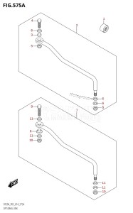 DF9.9B From 00995F-410001 (P03)  2014 drawing OPT:DRAG LINK (DF9.9B:P03)