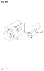 DF225T From 22503F-210001 (E01)  2012 drawing METER (DF200T:E01)