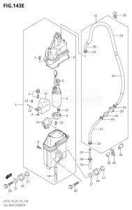 15002Z-210001 (2012) 150hp E01 E40-Gen. Export 1 - Costa Rica (DF150Z) DF150Z drawing FUEL VAPOR SEPARATOR (DF175T:E01)