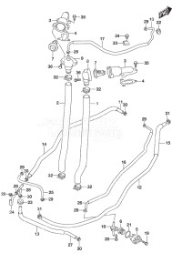 Outboard DF 300B drawing Thermostat