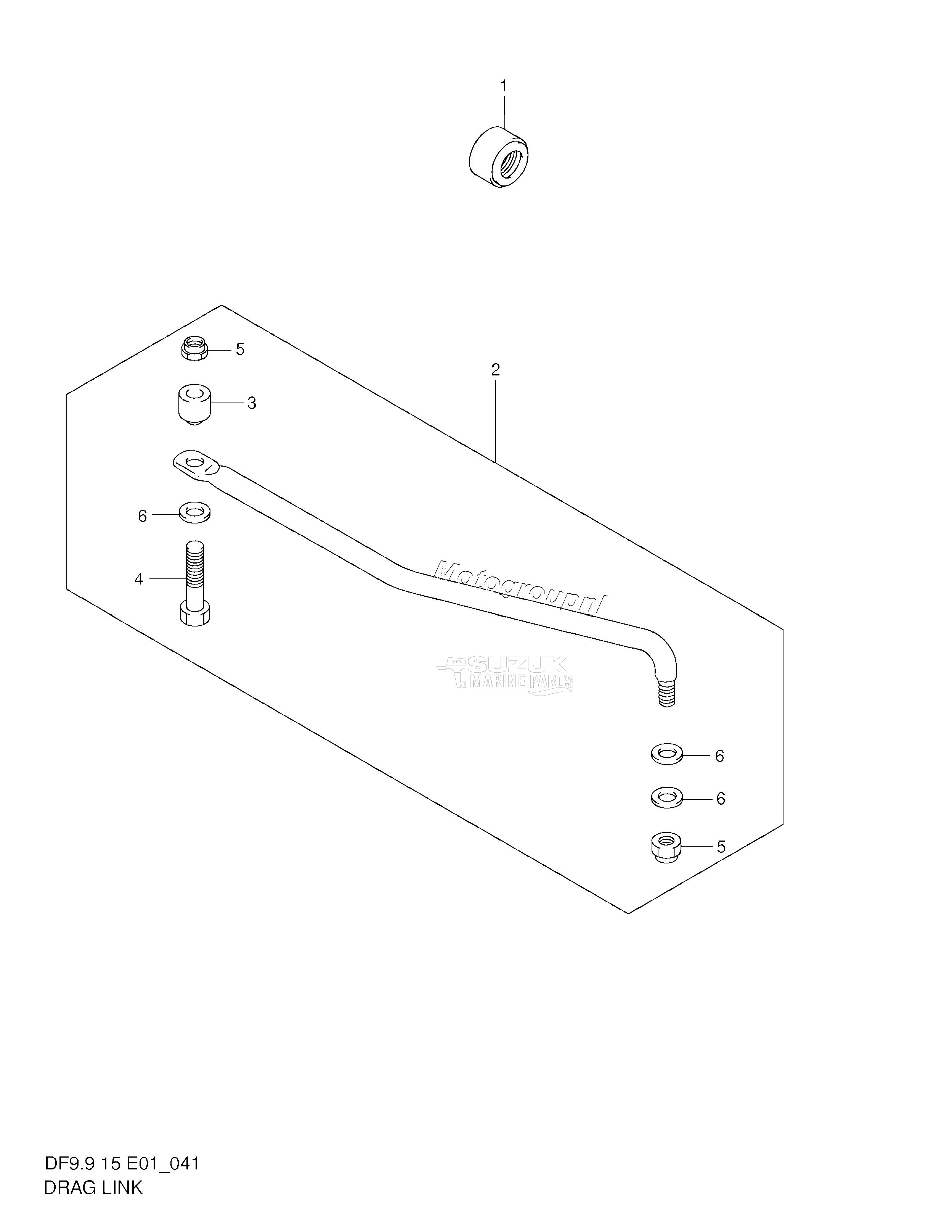 DRAG LINK (DF9.9R /​ 9.9AR /​ 15R /​ 15AR)