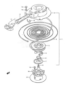 Outboard DT 2 drawing Starter