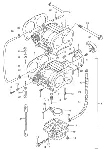 DT100 From 10001-861001 ()  1998 drawing CARBURETOR (DT90,DT100)