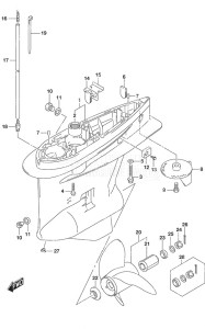 DF 200A drawing Gear Case