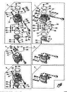 L250AET drawing CARBURETOR