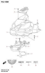 DF50A From 05003F-210001 (E01)  2012 drawing RING GEAR COVER (DF40AQH:E01)