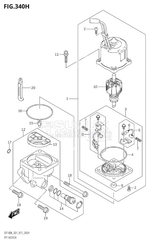 PTT MOTOR (DF140AZ:E01)