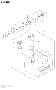 DT15 From 01504-210001 (P37-)  2012 drawing FUEL TANK (DT9.9K:P40)