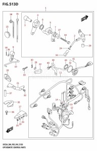 DF25A From 02504F-610001 (P03)  2016 drawing OPT:REMOTE CONTROL PARTS (DF30ATH:P03)