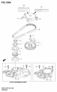 DF8A From 00801F-210001 (P03)  2012 drawing TIMING BELT (DF8A:P01)