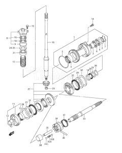 Outboard DF 115 drawing Transmission (C/R)