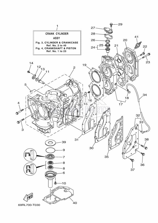 CYLINDER--CRANKCASE