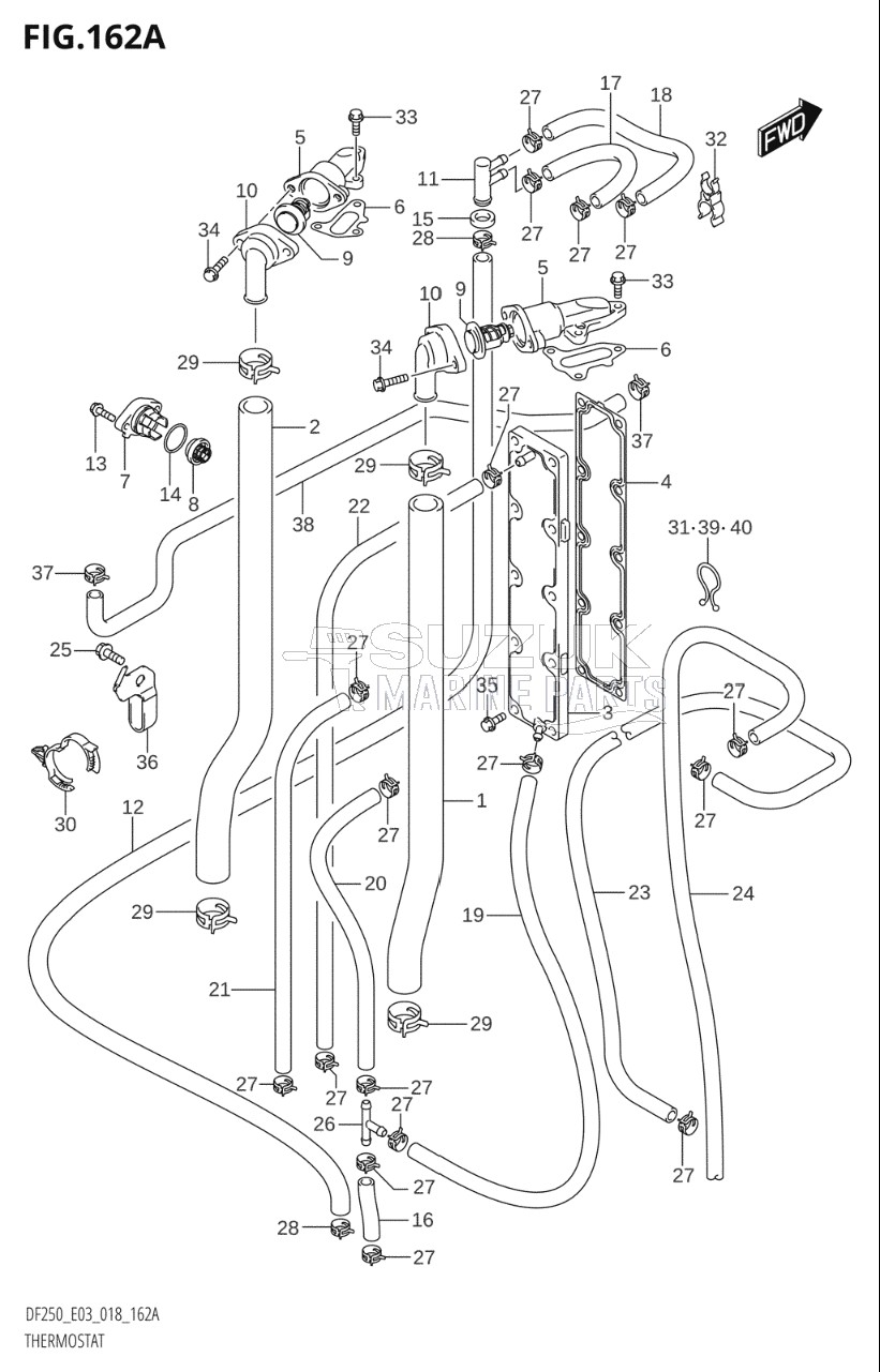 THERMOSTAT (DF200T,DF200Z,DF225T,DF225Z,DF250T,DF250Z)