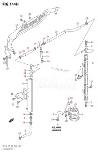 DF175T From 17502F-310001 (E01 E40)  2013 drawing FUEL INJECTOR (DF175Z:E40)