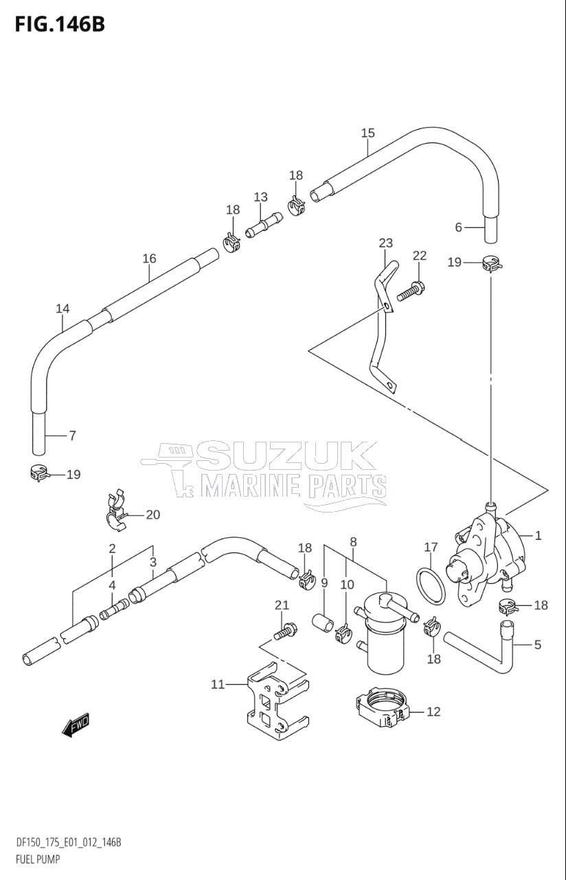 FUEL PUMP (DF150T:E40)