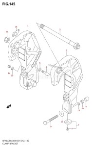 DF40A From 04004F-210001 (E34-Italy)  2012 drawing CLAMP BRACKET (DF40A E01)