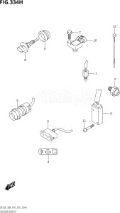 02504F-610001 (2016) 25hp P01-Gen. Export 1 (DF25A  DF25AR  DF25AT  DF25ATH) DF25A drawing SENSOR / SWITCH (DF30ATH:P01)