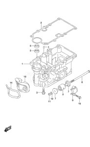 DF 25A drawing Engine Holder