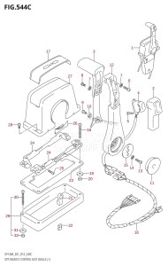 DF115A From 11503F-410001 (E01 E40)  2014 drawing OPT:REMOTE CONTROL ASSY SINGLE (1) (DF140AZ:E01)