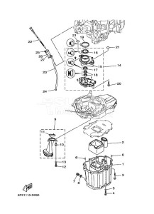 F250TUR drawing VENTILATEUR-DHUILE