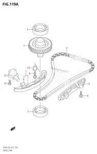 DF90A From 09003F-410001 (E03)  2014 drawing TIMING CHAIN