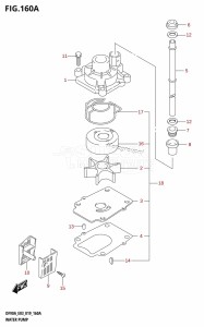 DF70A From 07003F-910001 (E03)  2019 drawing WATER PUMP