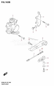 DF100B From 10004F-810001 (E01 E40)  2018 drawing THROTTLE BODY (DF70ATH,DF90ATH)