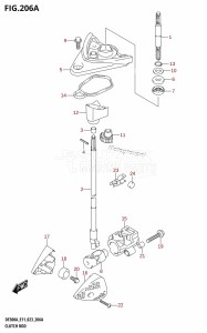 DF250ASS From 25001N-340001 (E03)  2023 drawing CLUTCH ROD (DF300A,DF250A)