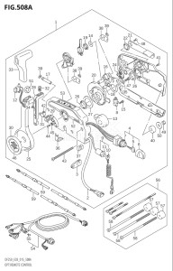 20002F-510001 (2005) 200hp E03-USA (DF200T  DF200Z) DF200 drawing OPT:REMOTE CONTROL