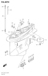 17502Z-510001 (2005) 175hp E03-USA (DF175Z) DF175Z drawing GEAR CASE (DF175ZG:E03)