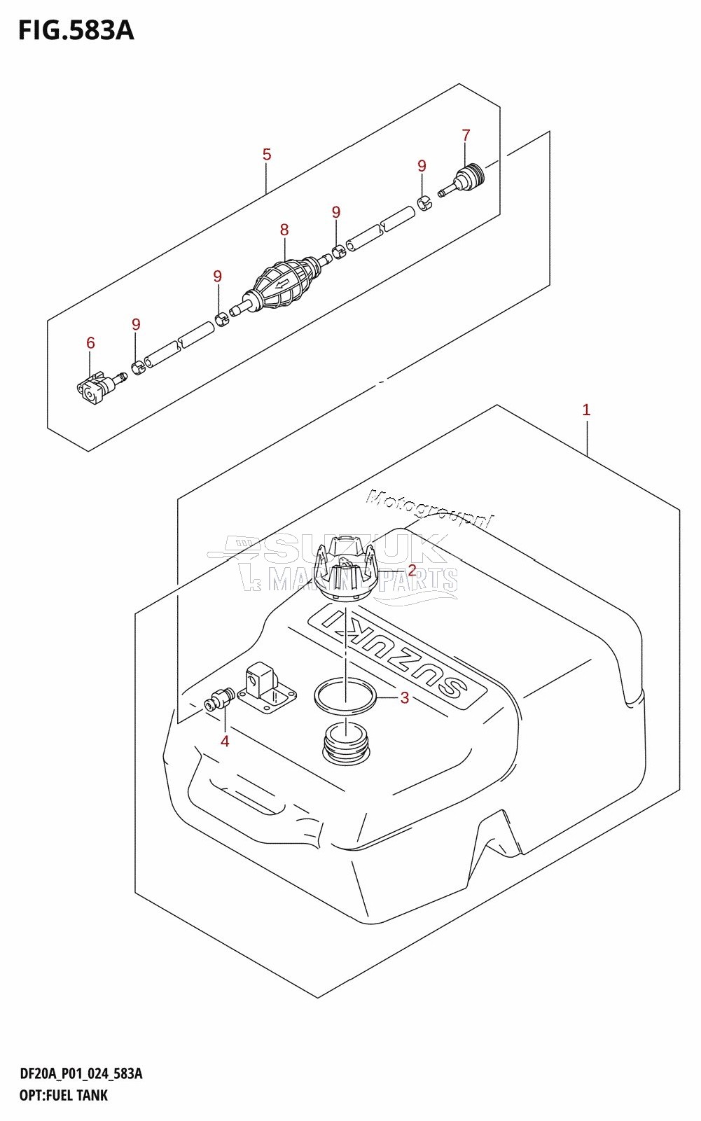 OPT:FUEL TANK (DF9.9B,DF9.9BR,DF15A,DF15AR)