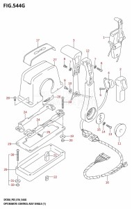 DF20A From 02002F-610001 (P03)  2016 drawing OPT:REMOTE CONTROL ASSY SINGLE (1) (DF20AT:P03)