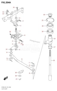 DF150AZ From 15003Z-910001 (E01 E40)  2019 drawing CLUTCH SHAFT (DF200AT,DF175AT,DF175AZ,DF150AT,DF150AZ)