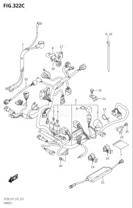 00995F-910001 (2019) 9.9hp P01-Gen. Export 1 (DF9.9B  DF9.9BTH) DF9.9B drawing HARNESS (DF9.9BT,DF15AT,DF20AT)